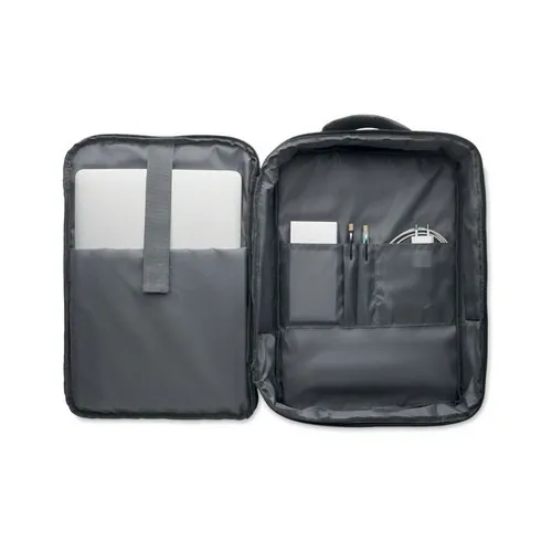 Mochila delgada para portátil con soporte para trolley ref MO2305 - Gris Piedra 1