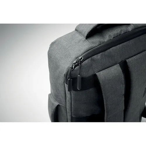 Mochila delgada para portátil con soporte para trolley ref MO2305 - Gris Piedra 2