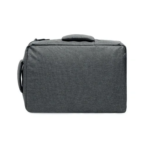 Mochila delgada para portátil con soporte para trolley ref MO2305 - Gris Piedra Back