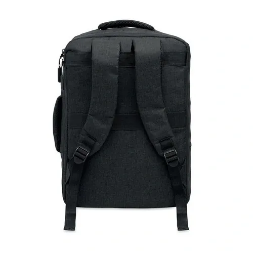 Mochila delgada para portátil con soporte para trolley ref MO2305 - Negro 4