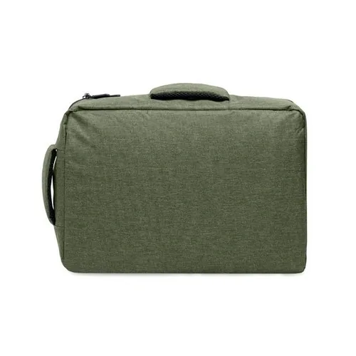 Mochila delgada para portátil con soporte para trolley ref MO2305 - Verde Militar Back