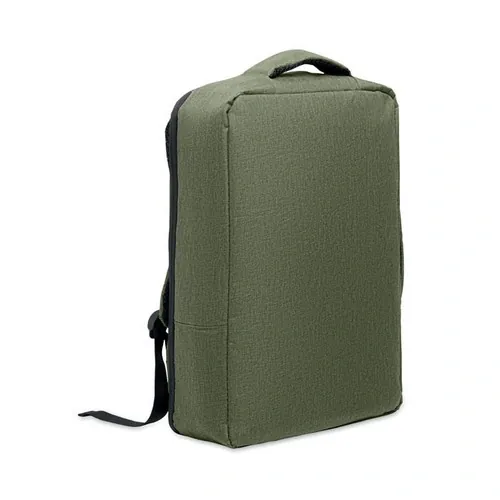 Mochila delgada para portátil con soporte para trolley ref MO2305 - Verde Militar