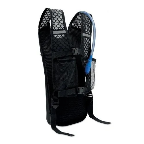 Mochila deportiva 420D PU personalizable ligera y resistente ref MO2935 - Negro Back