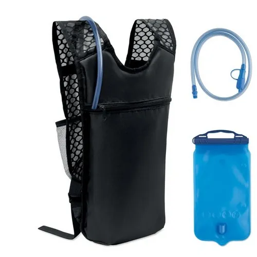 Mochila deportiva 420D PU personalizable ligera y resistente ref MO2935 - Negro