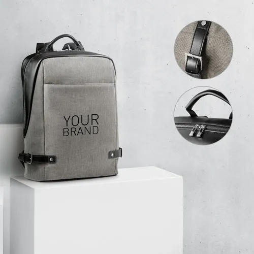 Mochila elegante de PU con bolsillo acolchado para portátil ref 92147