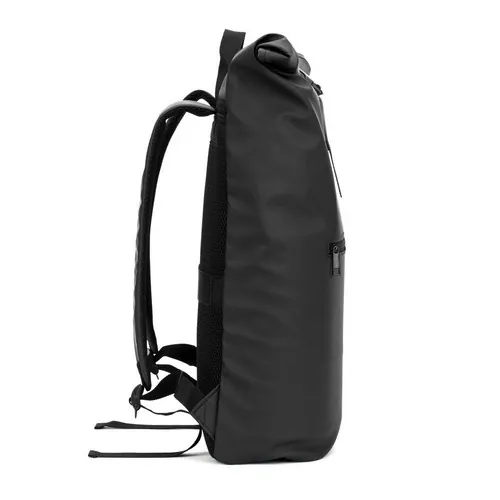 Mochila enrollable PORTLAND con bolsillo para portátil personalizable ref 92534 - Negro Side