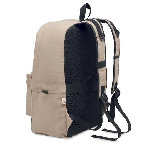 Mochila portátil reciclada con gran bolsillo frontal ref MO2391