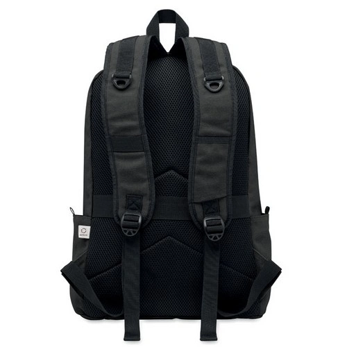 Mochila portátil reciclada con gran bolsillo frontal ref MO2391