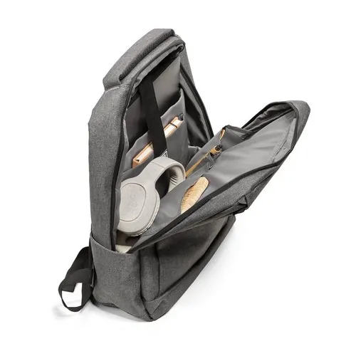 Mochila para portátil 300D con compartimento acolchado ref 92999 - Gris