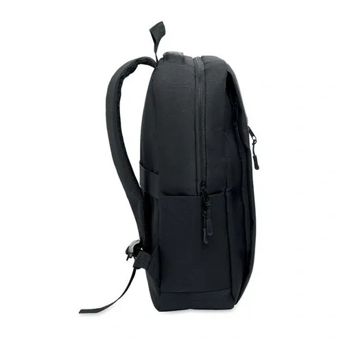 Mochila RPET con compartimento para portátil 15 ref MO2318 - 6 Negro