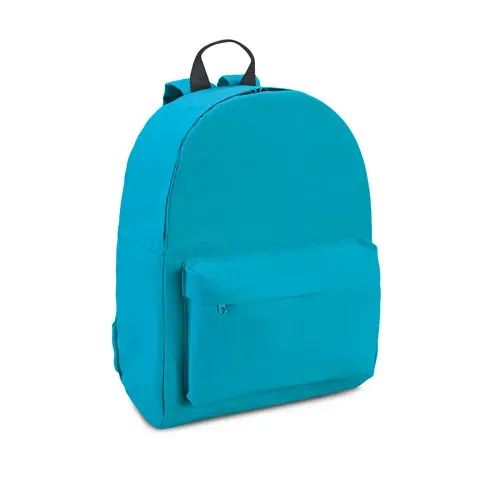 Mochila poliéster 600D con bolsillo frontal ref 92667 - Azul Claro 01