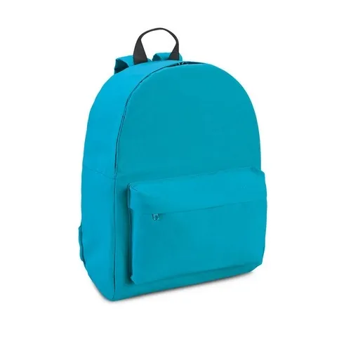 Mochila poliéster 600D con bolsillo frontal ref 92667 - Azul Claro