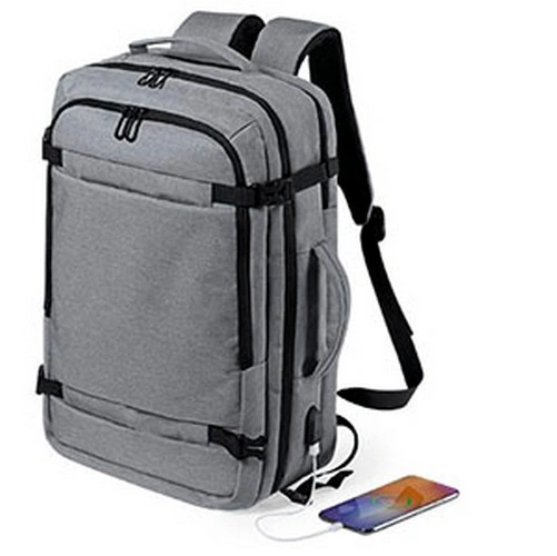 Mochila portadocumentos con conexión USB para carga ref SU32