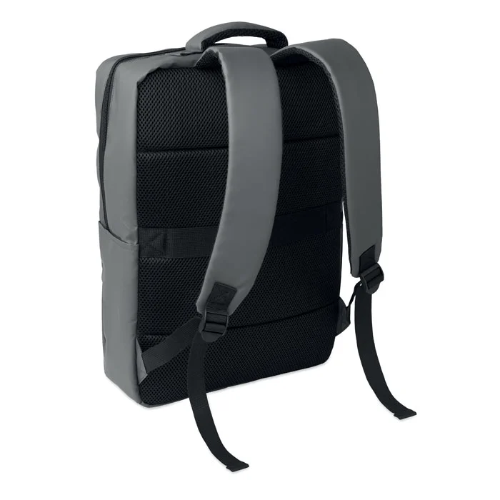 Mochila de PU y RPET 15 L Metro personalizable ref mo3208 - Back Gris Piedra
