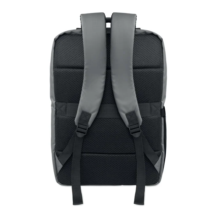 Mochila de PU y RPET 15 L Metro personalizable ref mo3208 - Gris Piedra Arriba