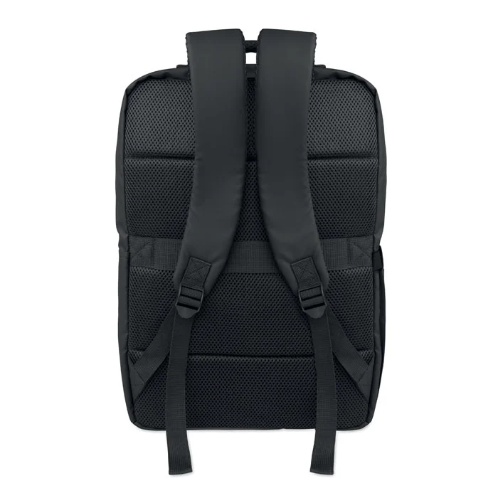 Mochila de PU y RPET 15 L Metro personalizable ref mo3208 - Negro Arriba