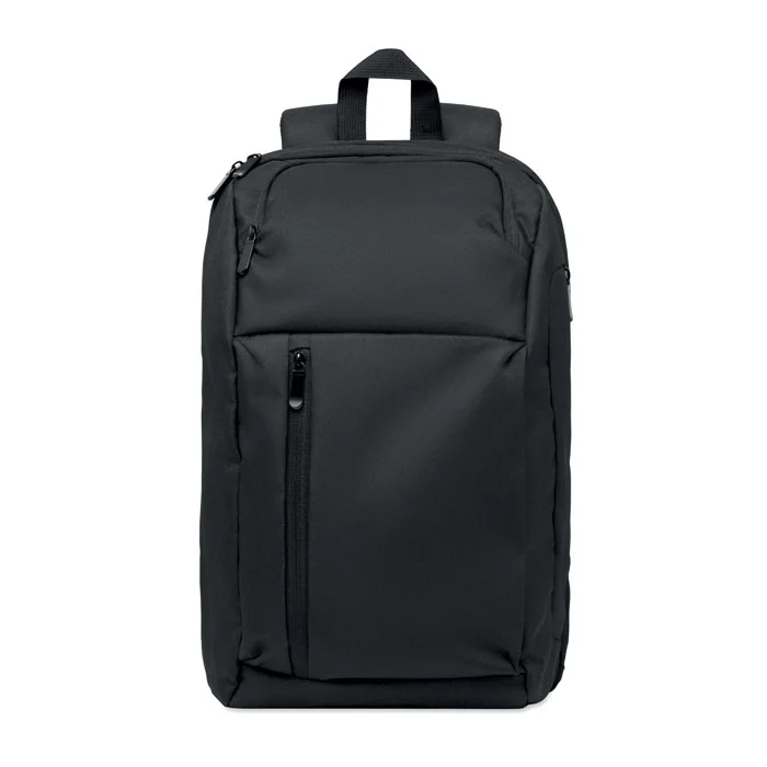Mochila RPET 15 L para portátil Doha personalizable ref mo3123 - Negro 00