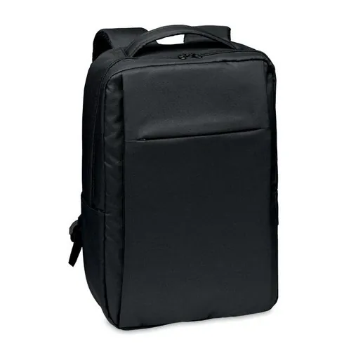 Mochila para portátil con conector USB tipo A ref MO6328 - Front Negro