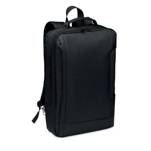 Mochila para portátil con conector USB tipo A ref MO6329 - Front Negro