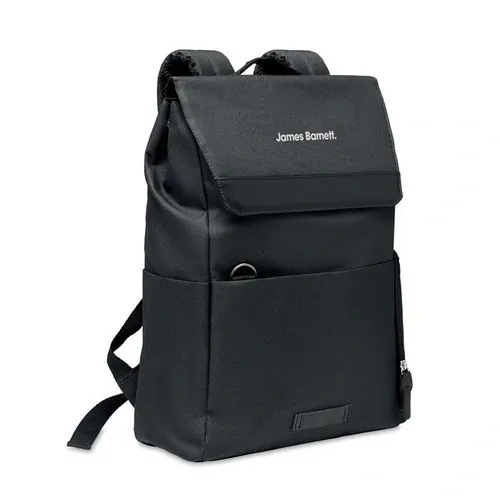 Mochila RPET 600D jaspeada para portátil 15 pulgadas ref MO6464 - Printed Negro