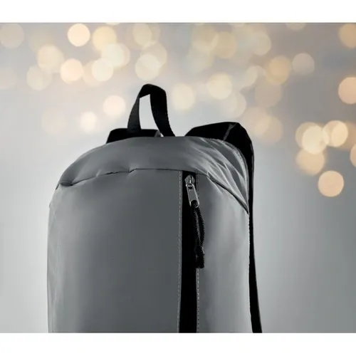 Mochila reflectante con bolsillo acolchado ref MO6131 - Item Ambiant Picture Plata Mate