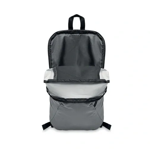 Mochila reflectante con bolsillo acolchado ref MO6131 - Open Plata Mate