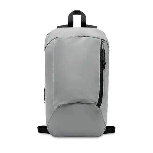 Mochila reflectante con bolsillo acolchado ref MO6131 - Plata Mate