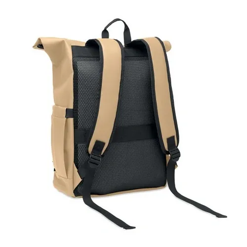 Mochila Rolltop para Laptop con Espalda Acolchada ref MO2643 - Kaki Back