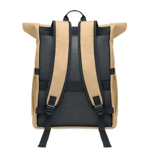 Mochila Rolltop para Laptop con Espalda Acolchada ref MO2643 - Kaki Open