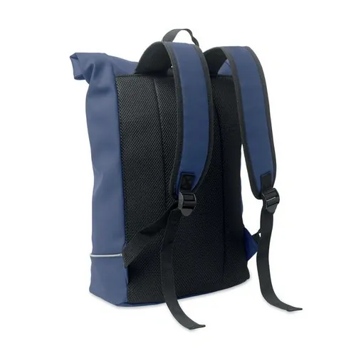 Mochila rolltop para portátil de 15 con bolsillo impermeable ref MO2581 - Azul 7