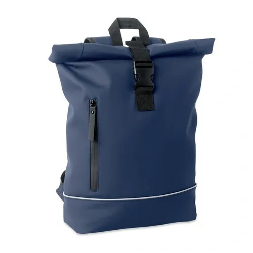 Mochila rolltop para portátil de 15 con bolsillo impermeable ref MO2581 - Azul