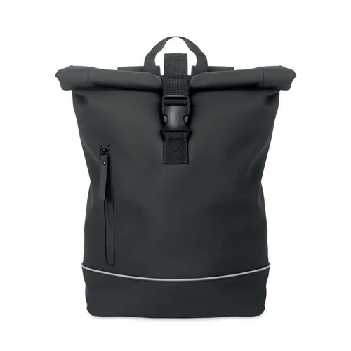 Mochila rolltop para portátil de 15 con bolsillo impermeable ref MO2581 - Negro 2