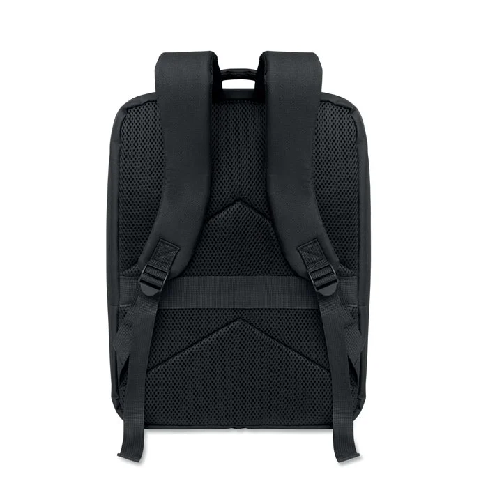 Mochila RPET 18 L con bolsa de vacío Cityflow ref mo3198 - Negro Arriba