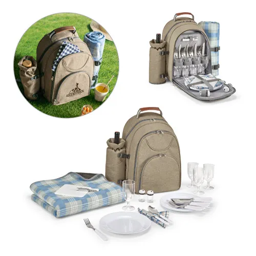 Mochila térmica de picnic con manta extraíble ref 98422