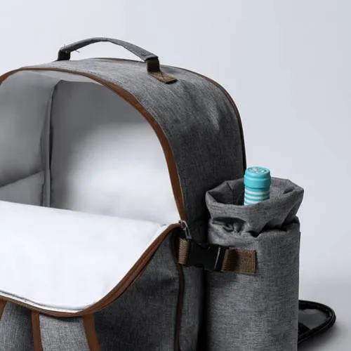 Mochila nevera picnic 32 piezas con manta y botellero ref 1568