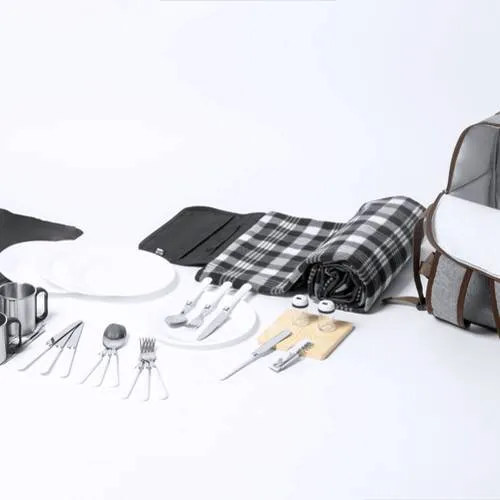 Mochila nevera picnic 32 piezas con manta y botellero ref 1568