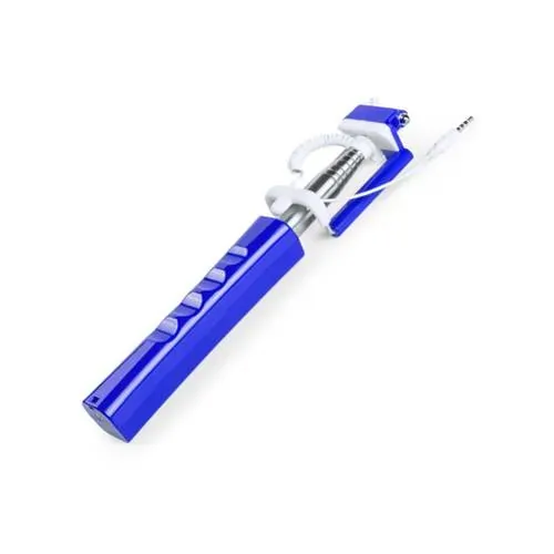Palo selfie plegable con conexión jack 3,5mm ref 4855 - Azul
