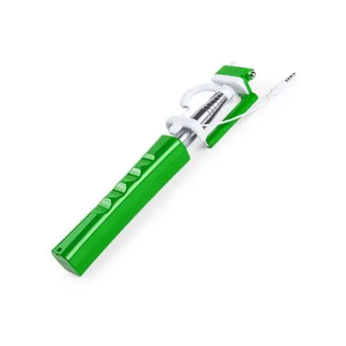Palo selfie plegable con conexión jack 3,5mm ref 4855 - Verde