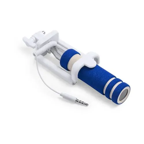 Palo selfie compacto con disparador integrado ref 4932 - Azul