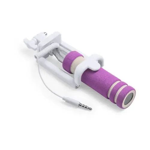 Palo selfie compacto con disparador integrado ref 4932 - Fucsia