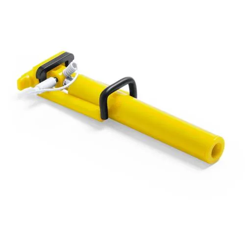 Palo selfie plegable bicolor con disparador integrado ref 5392