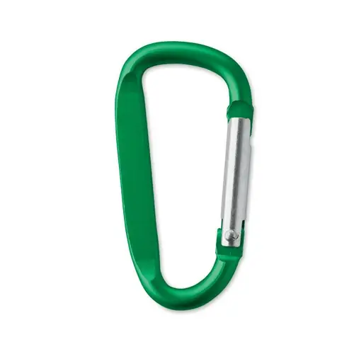 Mosquetón de aluminio para colgar botella y llaves ref MO2259 - Verde