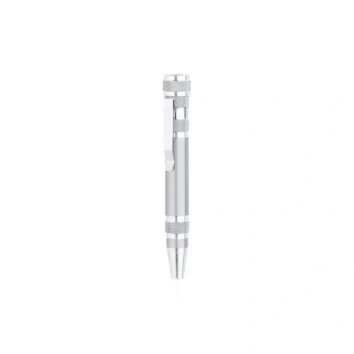 Multiherramienta de aluminio con 6 accesorios ref 4305 - Plateado