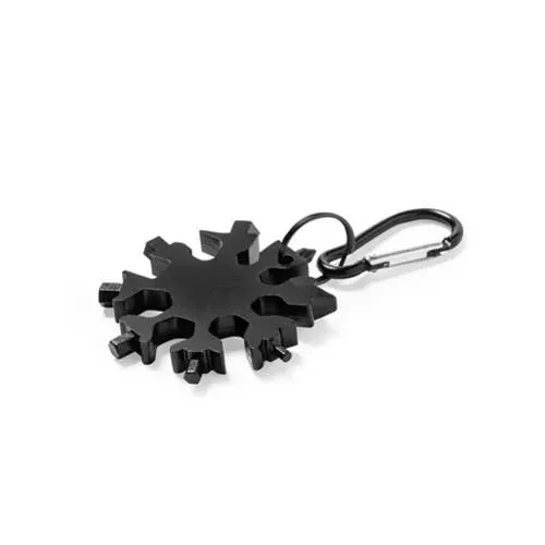 Multiherramienta 17 funciones acero inox negro ref 1591 - 01