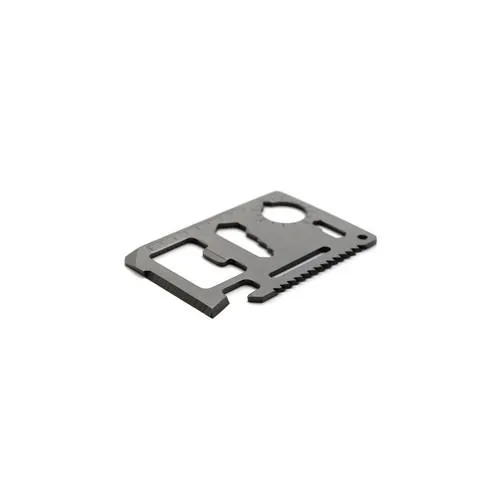 Multiherramienta acero inox 11 funciones funda polipiel ref 4208