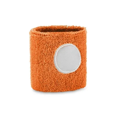 Muñequera elástica con área de marcaje ref 99022 - Naranja