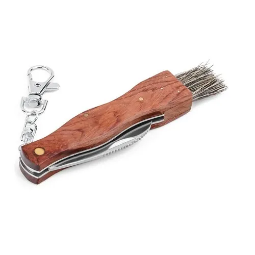 Navaja de bolsillo acero inoxidable con mosquetón ref 94033 - Natural 01