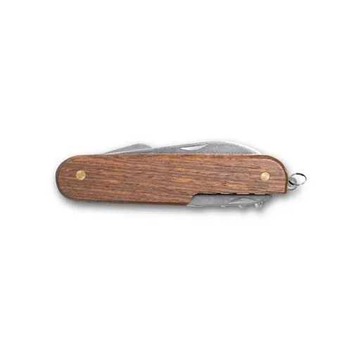Navaja multifunción acero inoxidable y madera ref 94159 - Natural 02