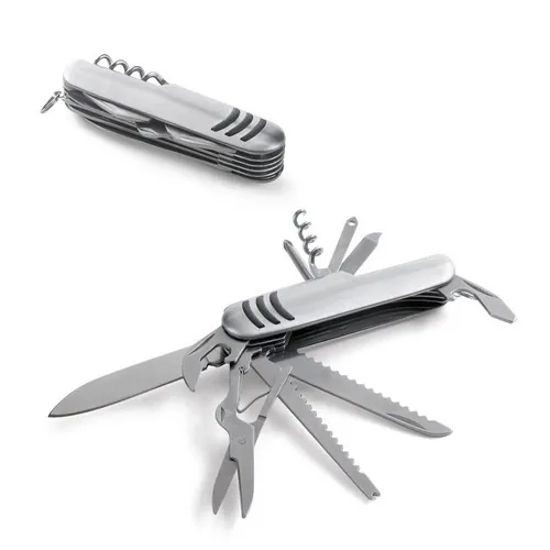 Navaja multifunción con 11 herramientas en acero inoxidable ref 94147 - 00
