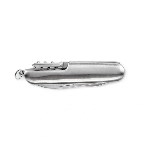 Navaja multifunción de aluminio reciclado con 5 funciones ref MO2531 - Plata Back
